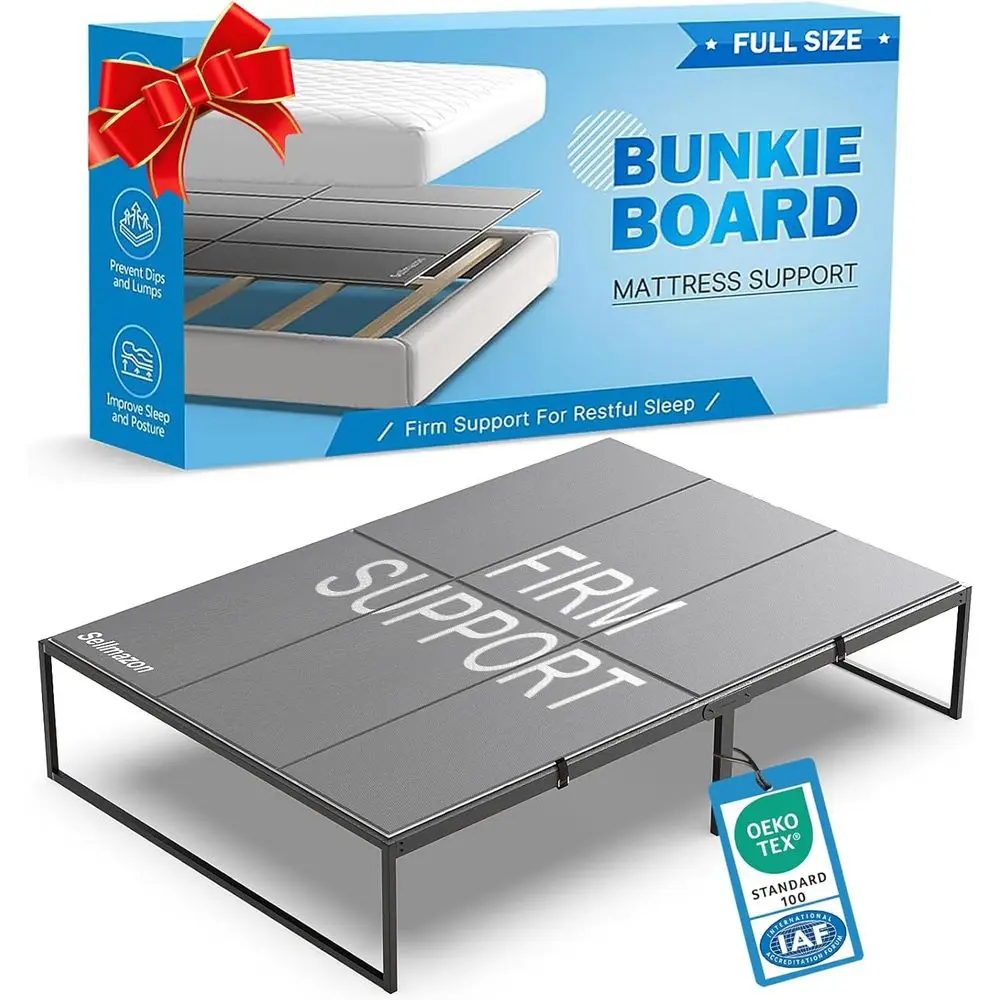 

Full-Size Heavy-Duty Mattress Support Board, Breathable, Noise-Reducing, Moisture-Resistant, Prevents Sagging