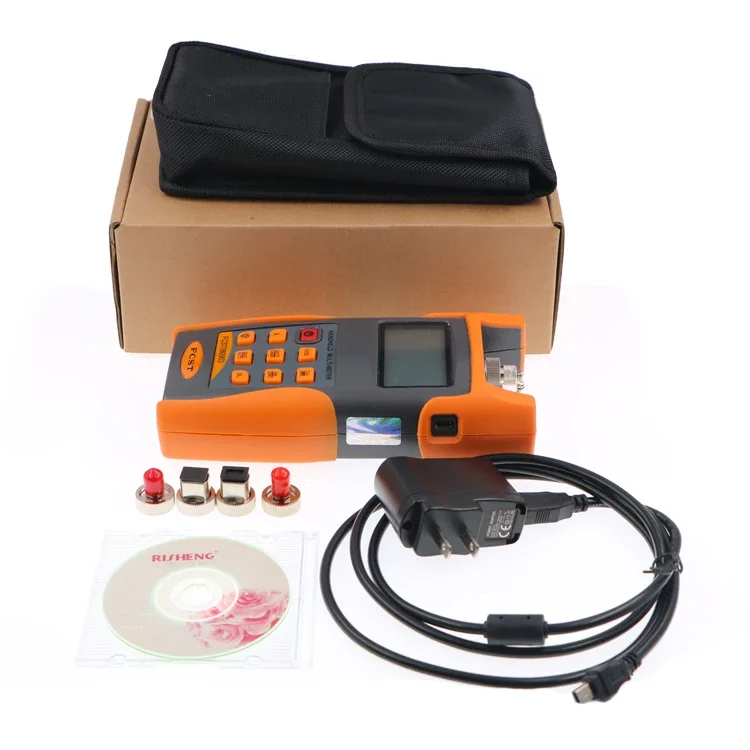 Handheld Power Meter and Light Source All In One Fiber Optic Multimeter For Telecom Network Testing