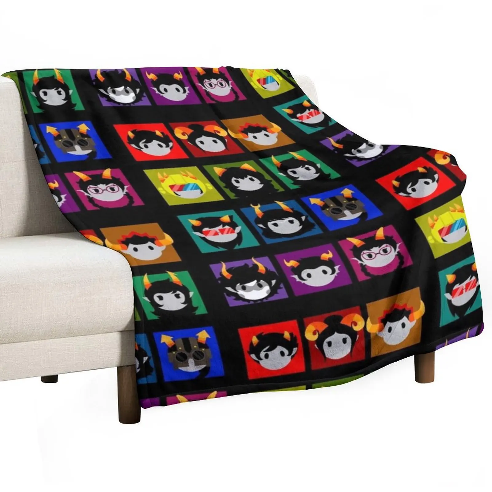 

Chibi Homestuck Dancestors Throw Blanket Single Baby halloween Thin Blankets