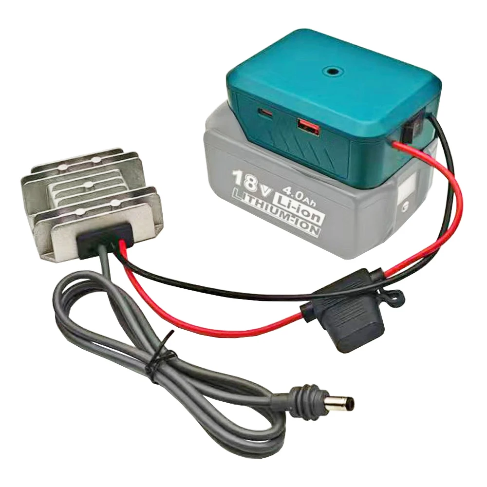 

Для Makita для Dewalt для Bosch для Milwaukee для M18 18 В преобразователь спутникового усилителя мощности 30 В 3,5 А адаптер для Starlink Mini