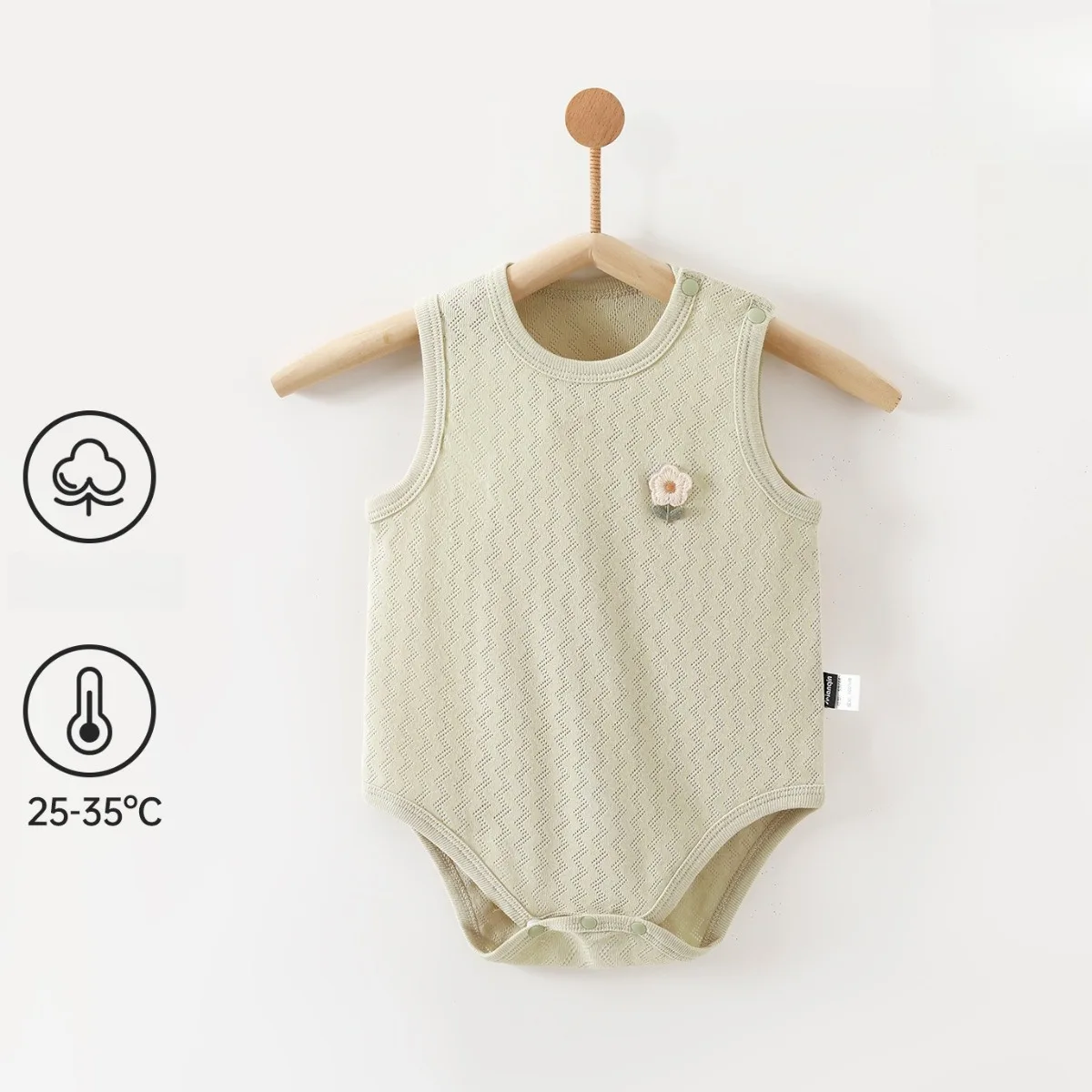 New Arrival Baby Summer Moisture-wicking Romper 0-18M Infant Boy Girl Pure Cotton Breathable One-piece Newborns Cute Soft Onesie