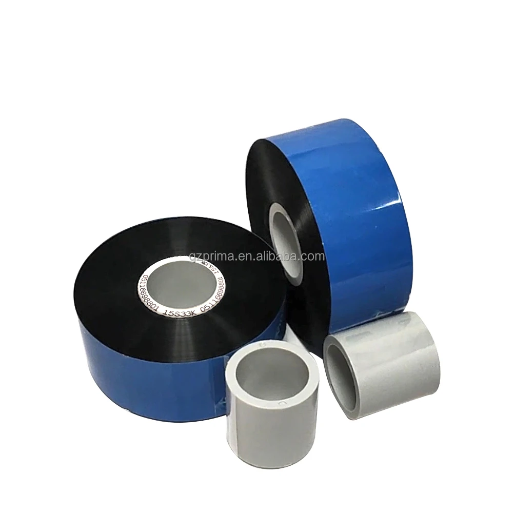 أشرطة VJ الأصلية TTO 15-U33KQ25-700 شريط نقل حراري فائق الجودة أسود 55 مللي متر × 700 متر لطابعة VJ Tto #5