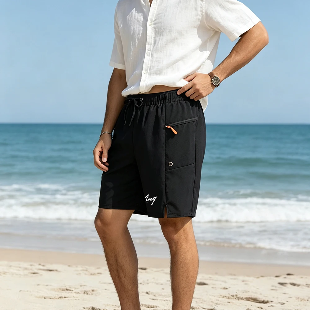 Men Casual Shorts Cursive King - Letter Tray Desk 评论和价格