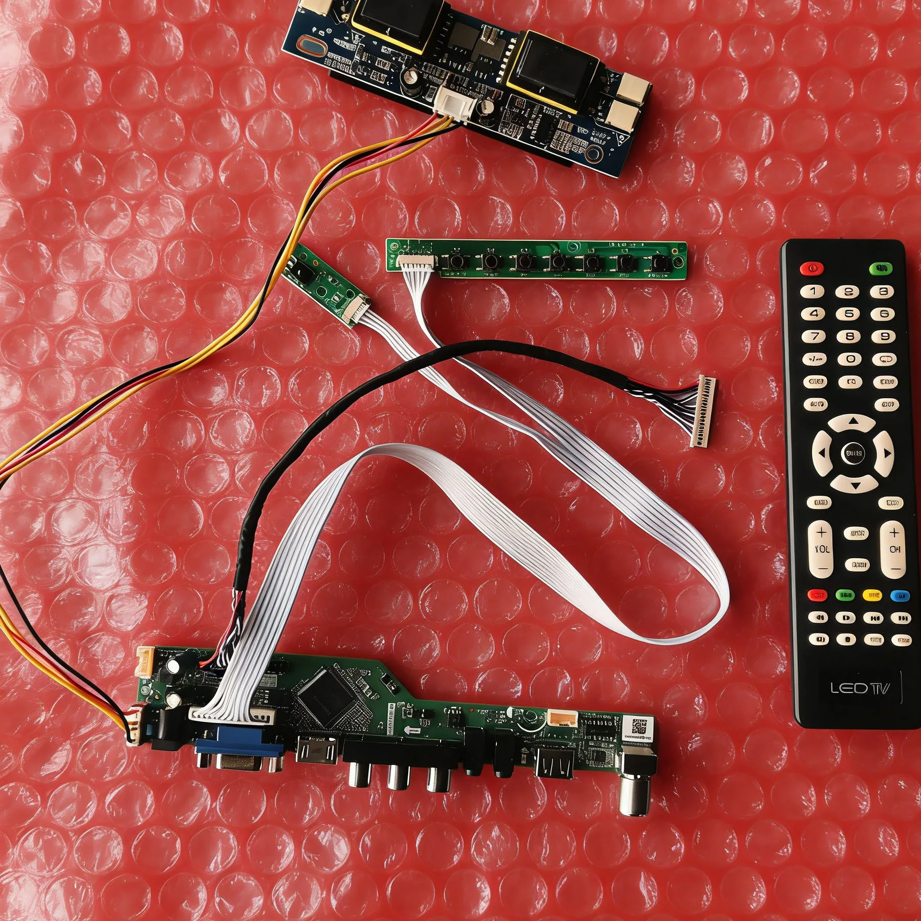 

Drive Controller Board Fit CLAA150XP03 HT15X14 CLAA150XP07FQ M150X3 LVDS 20-Pin 4-CCFL HDMI+VGA+AV+USB 1024x768 1024*768 Kit DIY