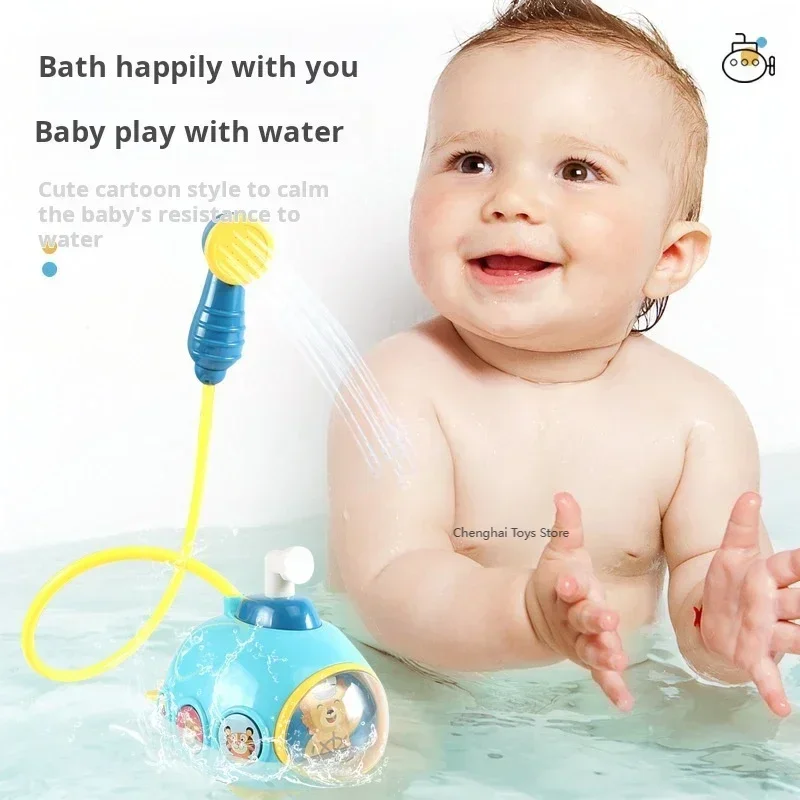 Baby Bad Speelgoed Speelgoed Pijpleiding Water Spray Douche Spel Olifant Speelgoed Voor Kinderen Zwemmen Badkamer Water Douche Kids Speelgoed