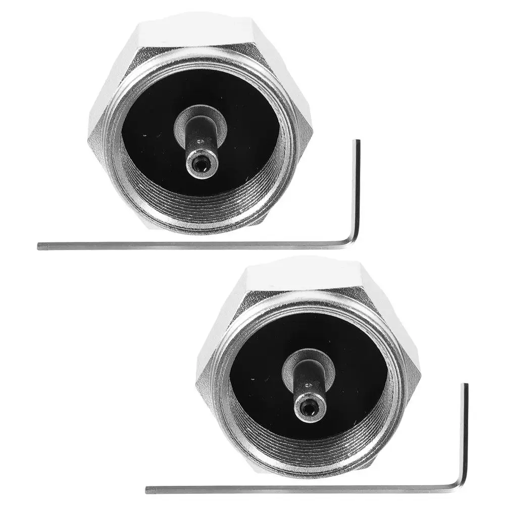 2Pcs Gas Tank Adapter Furnace Converter Lightweight Portable Aluminum Camping Supply Propane Stove Connector Conversion Head