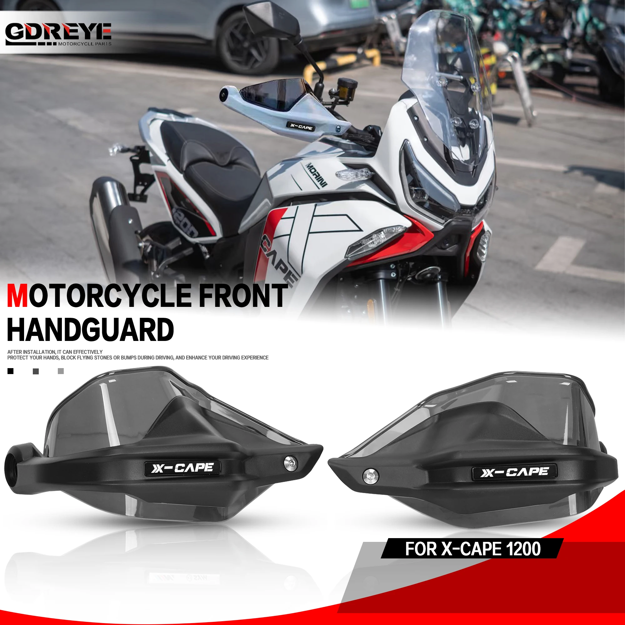 For Morini X-Cape 1200 X Cape1200 Motorcycle XCape1200 Handguards Handlebar Guards Windshiel Protective Cover Lever Protector