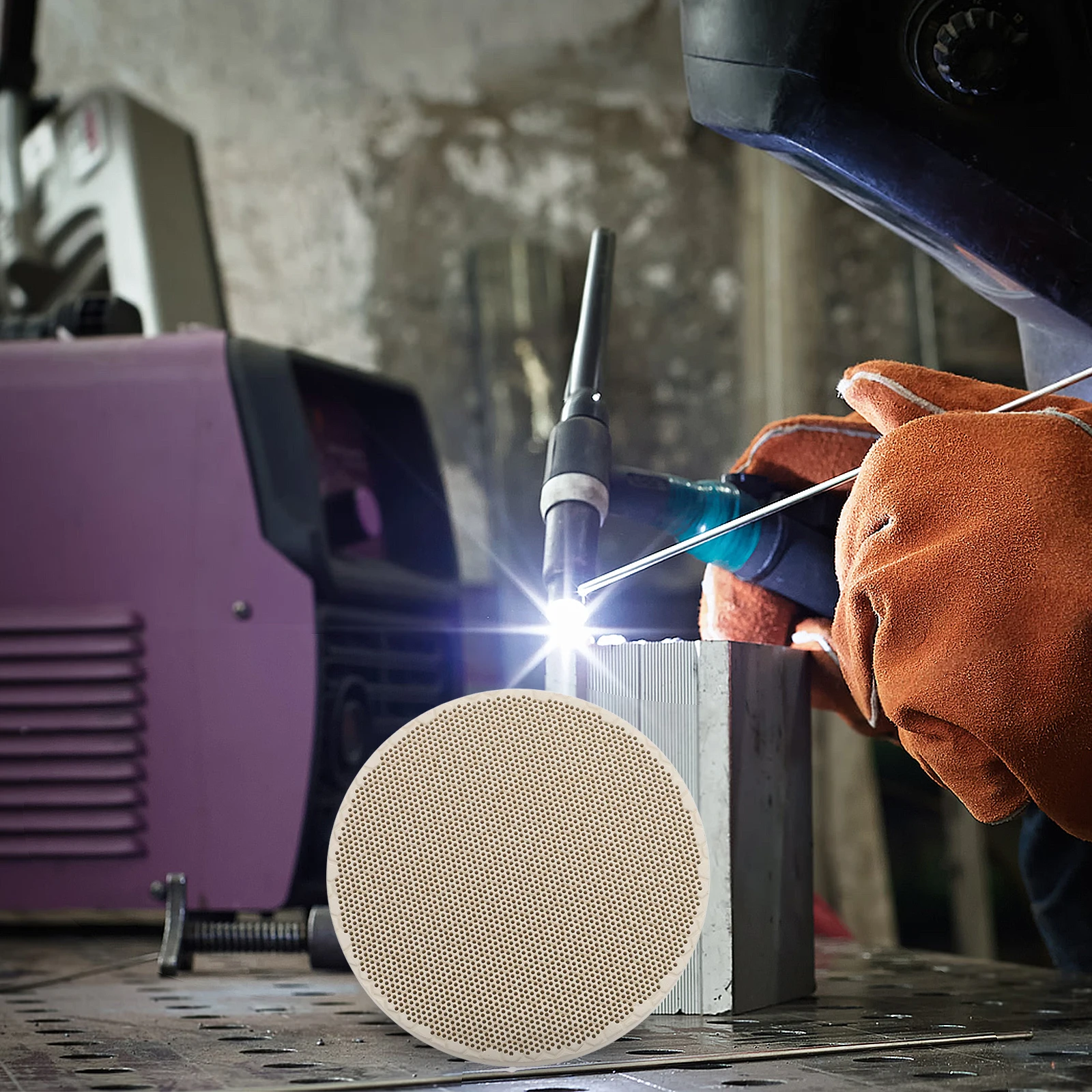 

Welding Tile Backing Plate Honeycomb Structure High Temperature Insulation Jewelry Soldering Base St Welded Components Pad