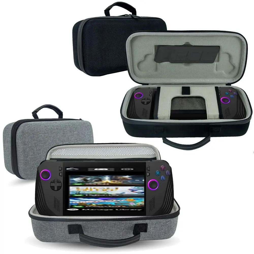 with Bracket Gaming Handhelds Carrying Case EVA Hard Protective Box Shockproof Portable for ASUS ROG Ally X 2024