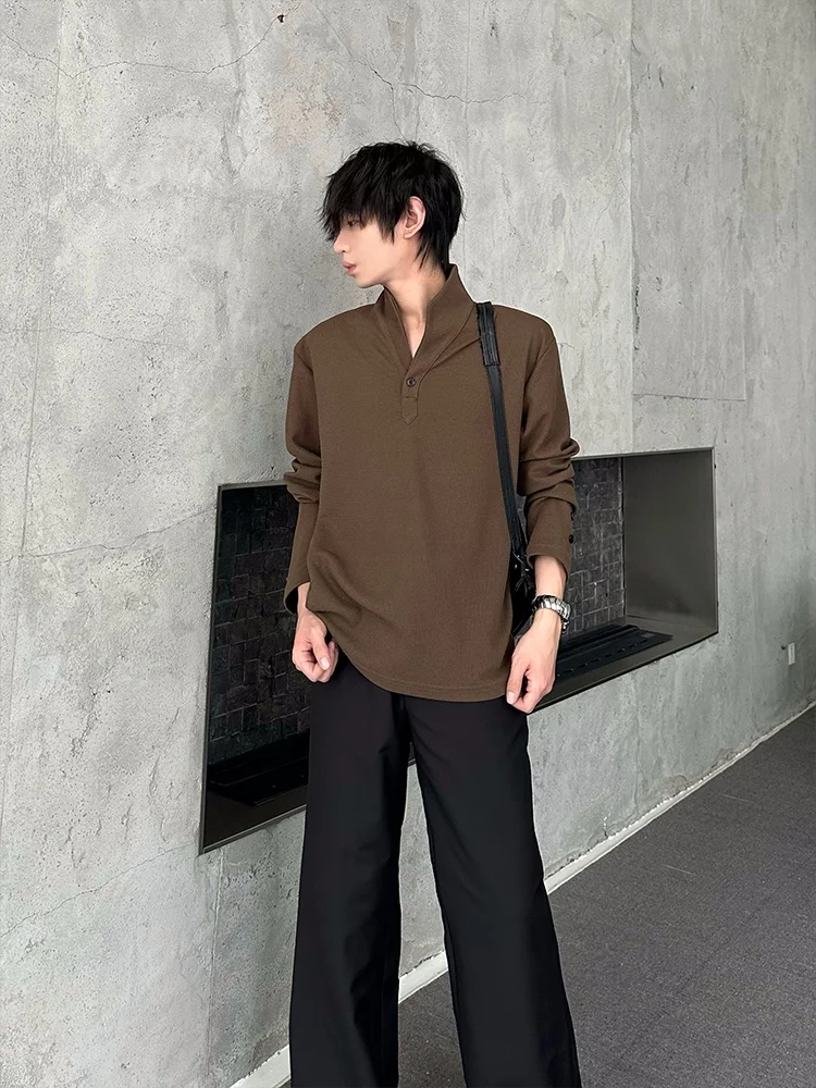 Loose Casual Original Design Waffle Pattern Base Layer Top for Autumn Teenage Boys And Girls Short Sleeve T-Shirt Polyester 100%