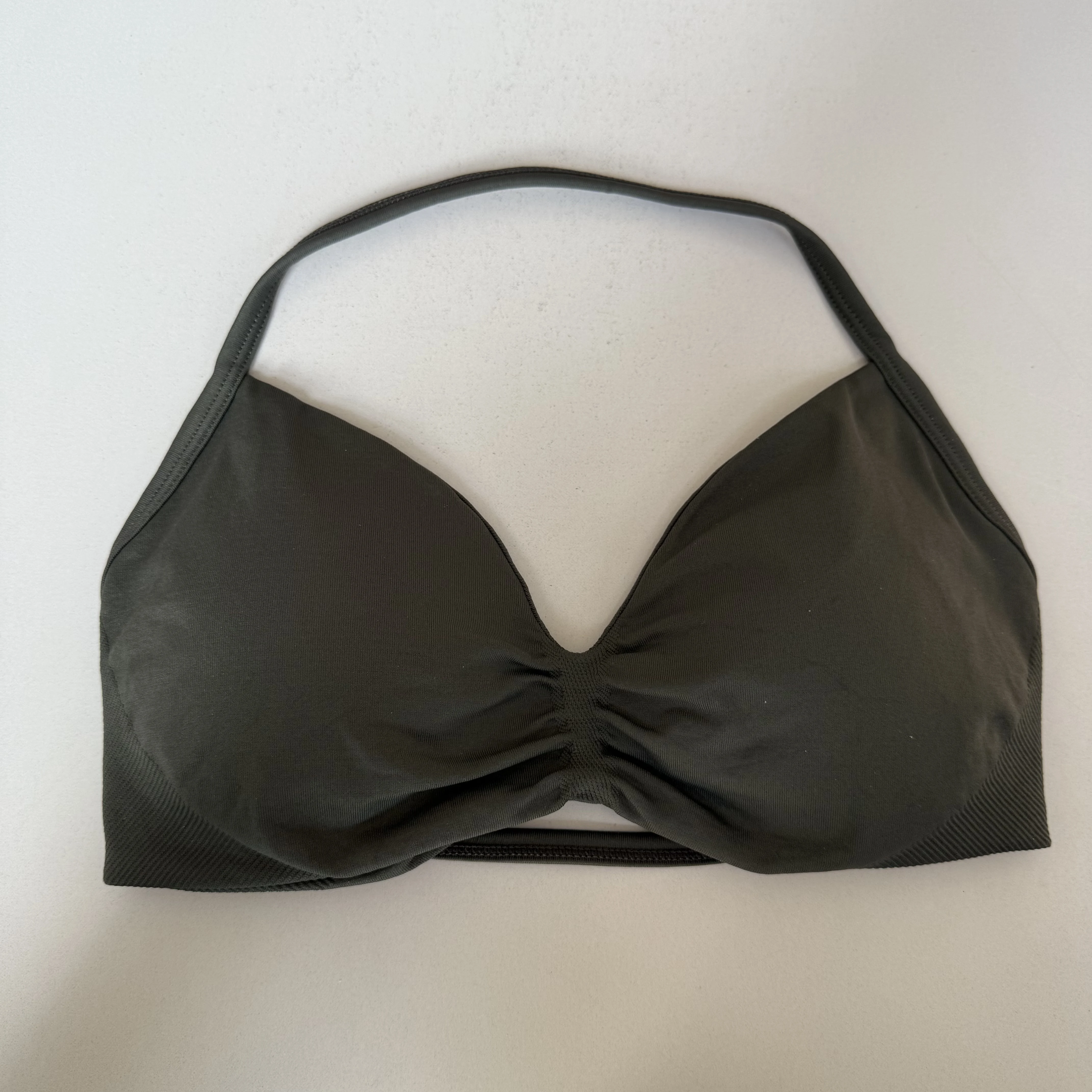 Sexy Neckholder-Sport-BH mit schönem Rücken, hoher Taille, pfirsichfarben, Shorts-Anzug, Pilates, Yoga-Weste, Trainings-Fitness-BH-Set – Detail 25