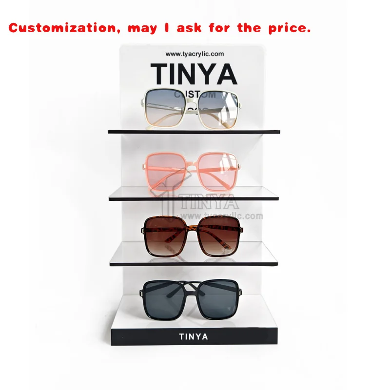 

на заказ. Индивидуальный дизайн акриловых солнцезащитных очков, стойка для дисплея, стойка для дисплея