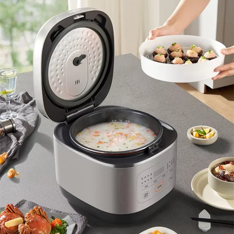 جهاز طبخ الأرز متعدد الوظائف من SUPOR-Smart، وعاء داخلي سميك مستدير، ألماس أزرق، 4-5 أشخاص