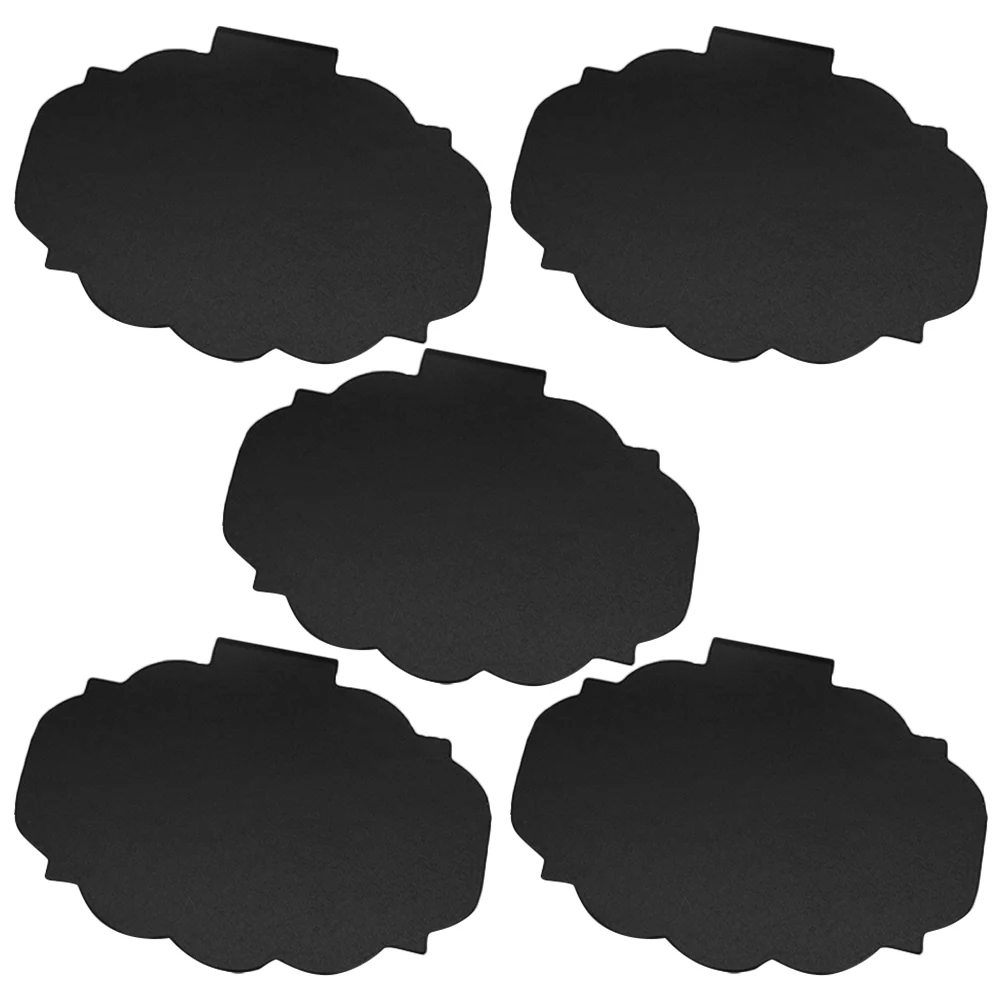 5pcs Mini Blackboard Labels Clip On Reusable Basket Labels Price Display Chalkboard Message Signs Storage Bin Clips Erasable