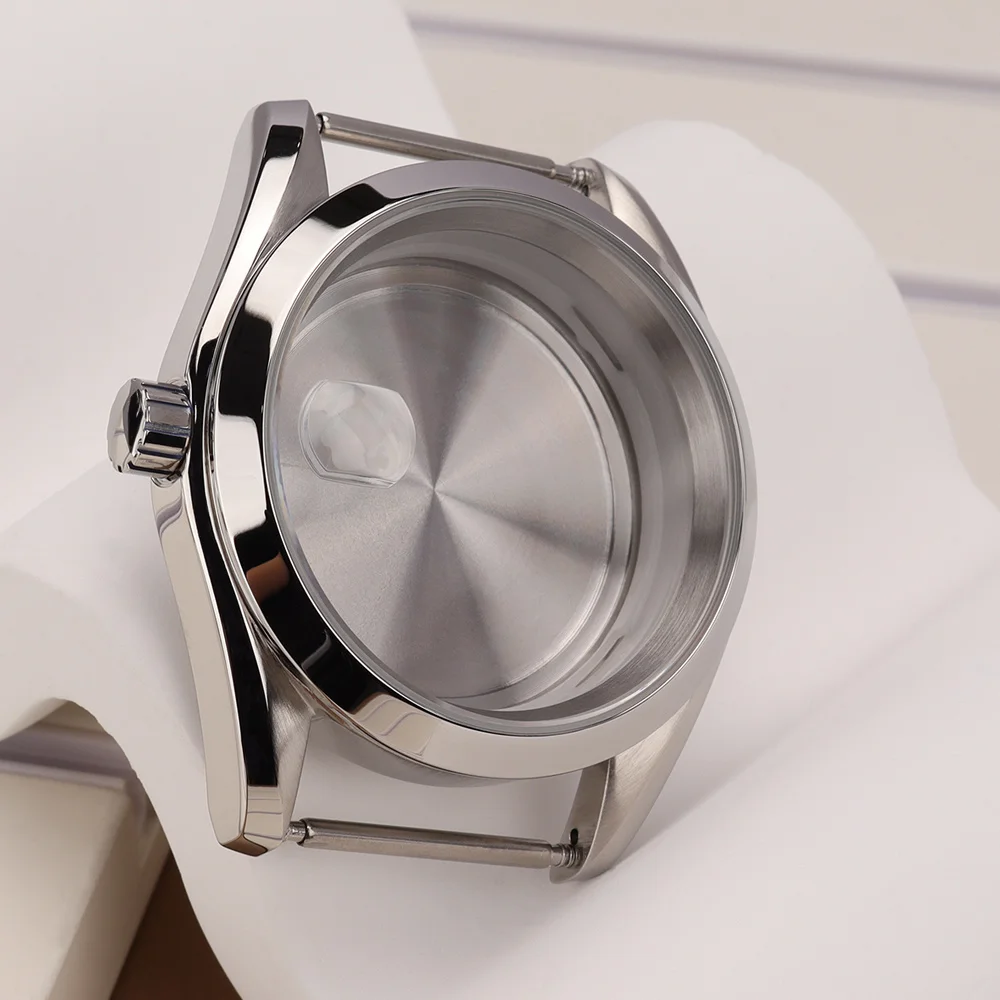 Nh35 Case 39mm Bevel Edge Polished Bezel Watch Cases For NH34 NH35 NH36 NH38 4R36 Automatic Movement 31mm Dial High Quality part - view 4