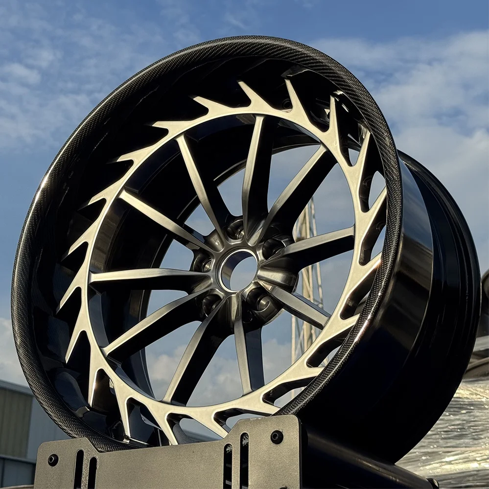 【Hot】Factory Direct Sales 19 20 21 22 24 Inch 2-piece 6061-T6 Luxury Sports Wheels Custom 5x114.3 Forged Carbon Fiber Concave Wh