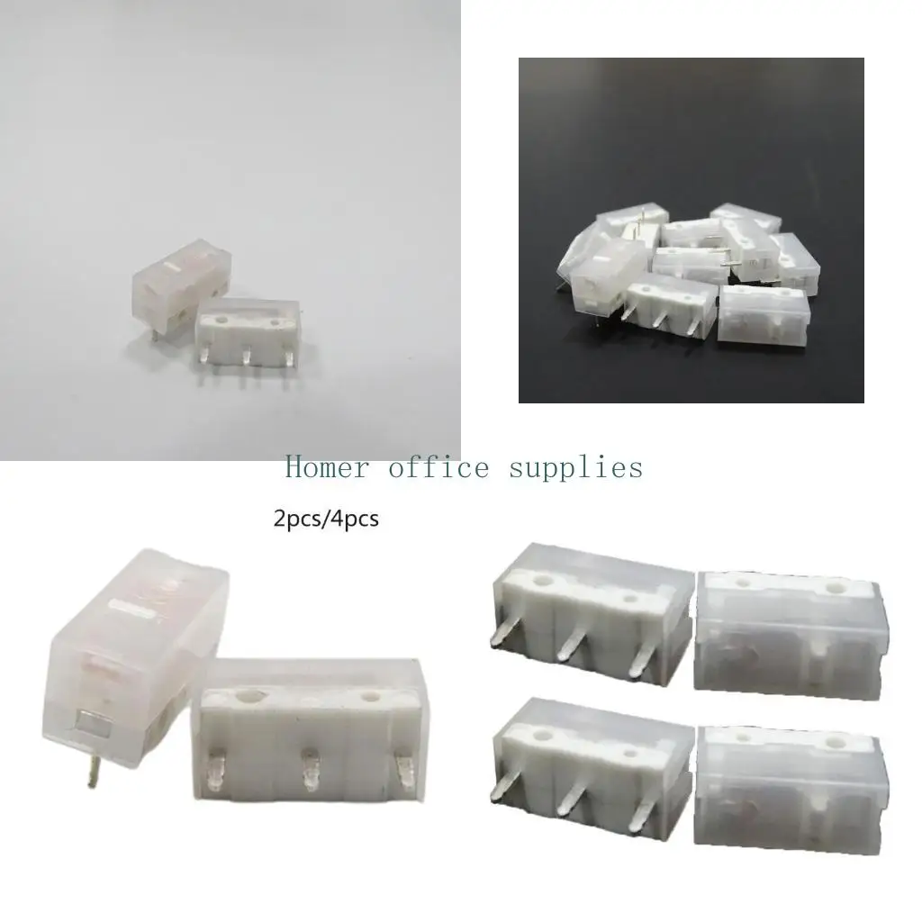 

K43B Kailh White Микропереключатель GM8.0 Золотой контактор Срок службы 100 миллионов кликов Компьютерная мышь Левая правая