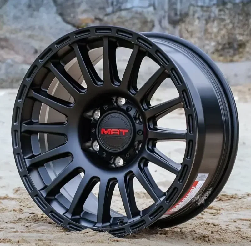 factory direct price in stock  16 17 18 19 20  inch MAT off road rims muti-spoke alloy wheel rims 4x4 mags  wheel hub