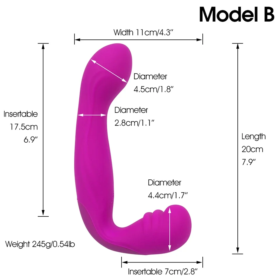 Erotic Sextoys Strapless Strapon Dildo Vibrator Lesbian Strap-on Penis Pegging Double Ended Dildo Adults Sex Toys for Women