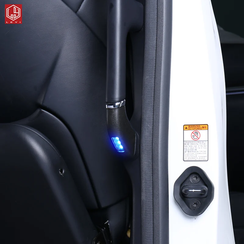 2PCS For Toyota 2015-2023 Alphard/Vellfire Middle door handle lamp Interior lamp Second Door Assist Grip Light LED Interior