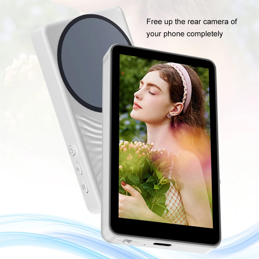 Wireless Magnetic Mobile Phone Selfie Screen Projector Mirror Screen Projector Live Display Rear Camera Same Scre iOS Android