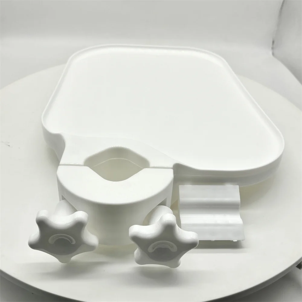 

Dental Table Chair Accessories Plastic Scaler Tray Parts TT-1,25x34cm Rotatable Plate Post Mounted Shelf Tray