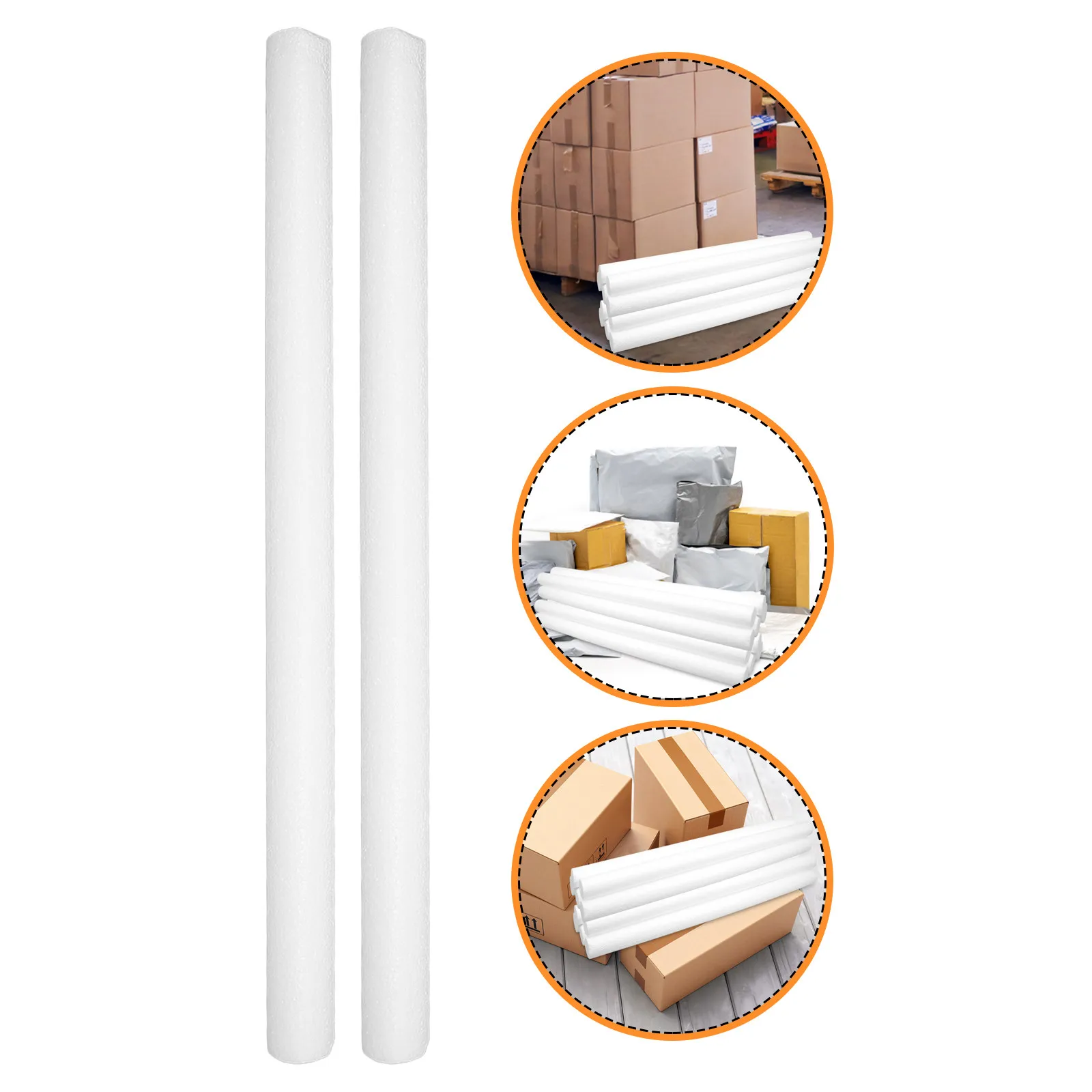 

10pcs Anti Vibration Foam Rods Reinforced Packing Inserts For Oil Paintings Calligraphy Murals Multi-Use Foam Insert Rods