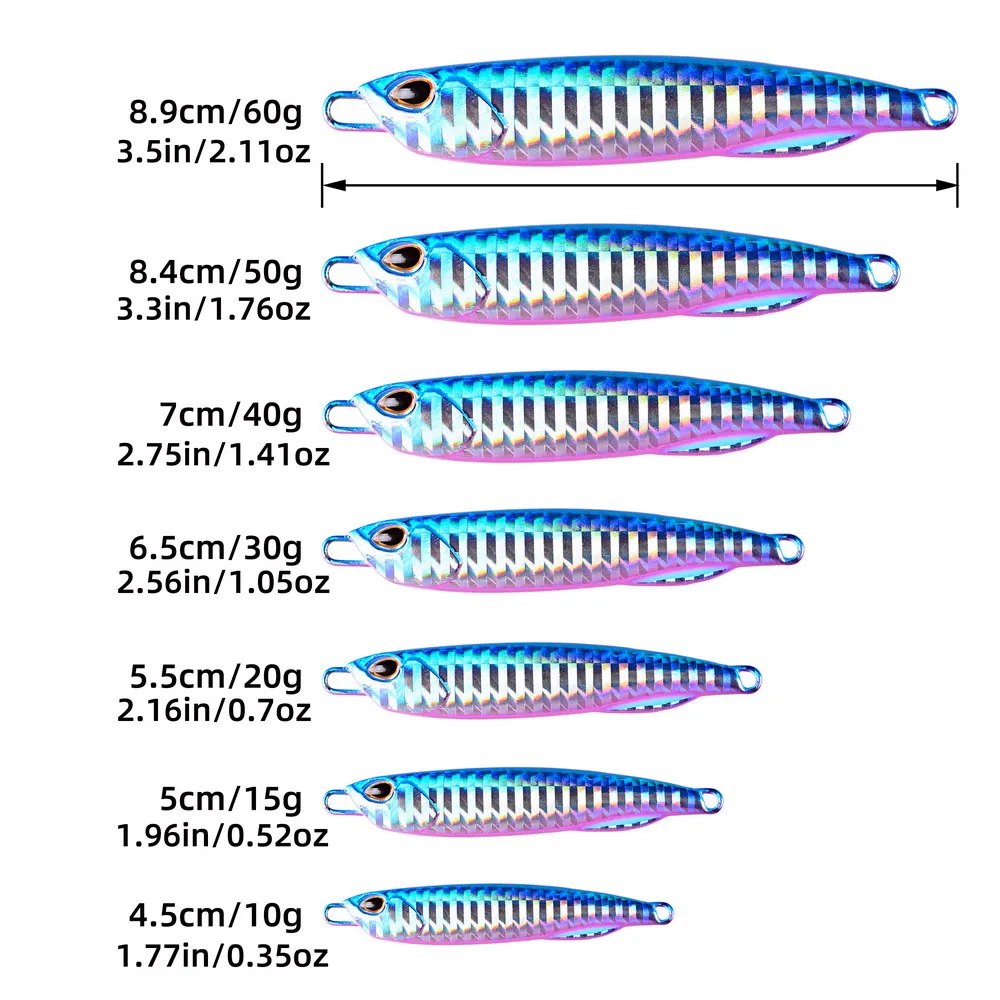 Jigs de Metal Aorace – Señuelo para trolling y jigging de lubina - imagen 4