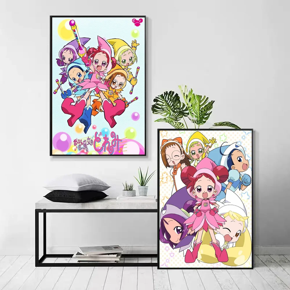 1pc Anime Magical DoReMi Poster Self-adhesive Art Waterproof Paper Sticker Coffee House Bar Room Wall Decor