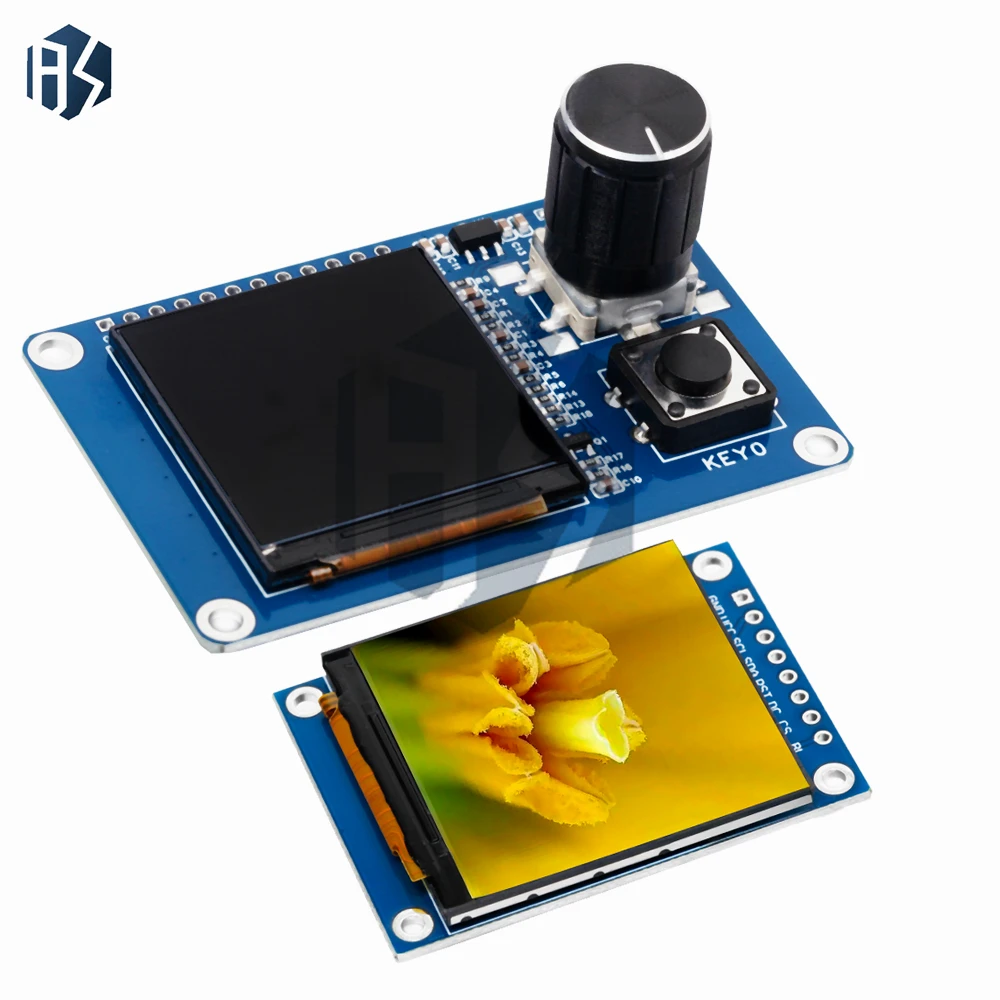 1,54-дюймовый модуль IPS TFT-дисплея — разрешение 240 × 240 HD, интерфейс SPI с драйвером ST7789 для Arduino/STM32/Raspberry Pi