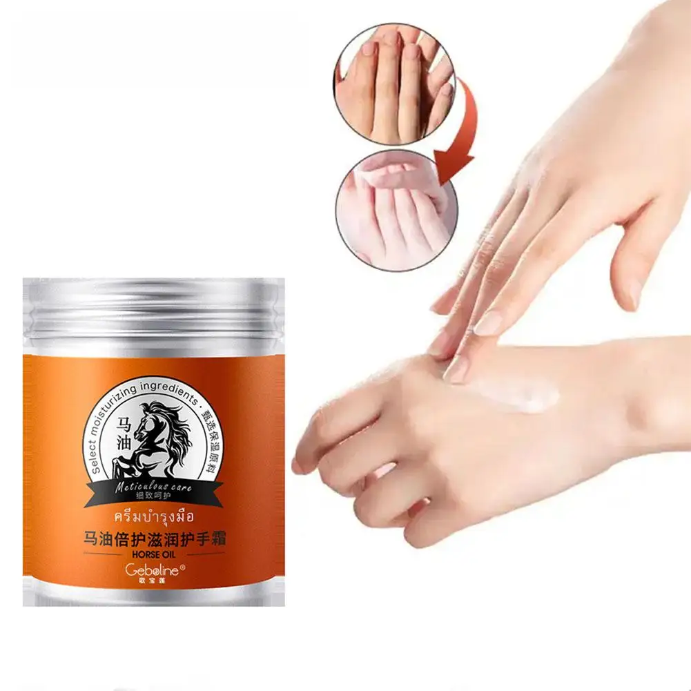 

Winter Anti Crack Hand Cream Horse Oil Repair Anti Hand Hand Horse Aging Lotion Oil Lotion Whitening Moisturizing Nourishin E5V4