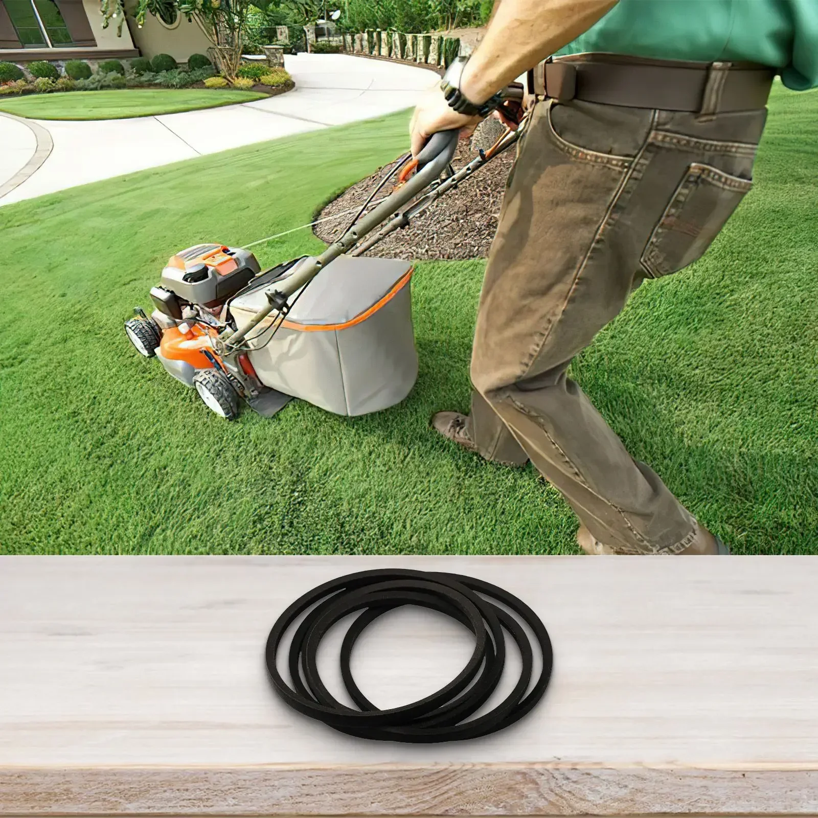 

Deck Belt for Lawn Mowers Specifically Designed to Fit the For 42 Inch Z2For 42F with OEM Number Compatibility