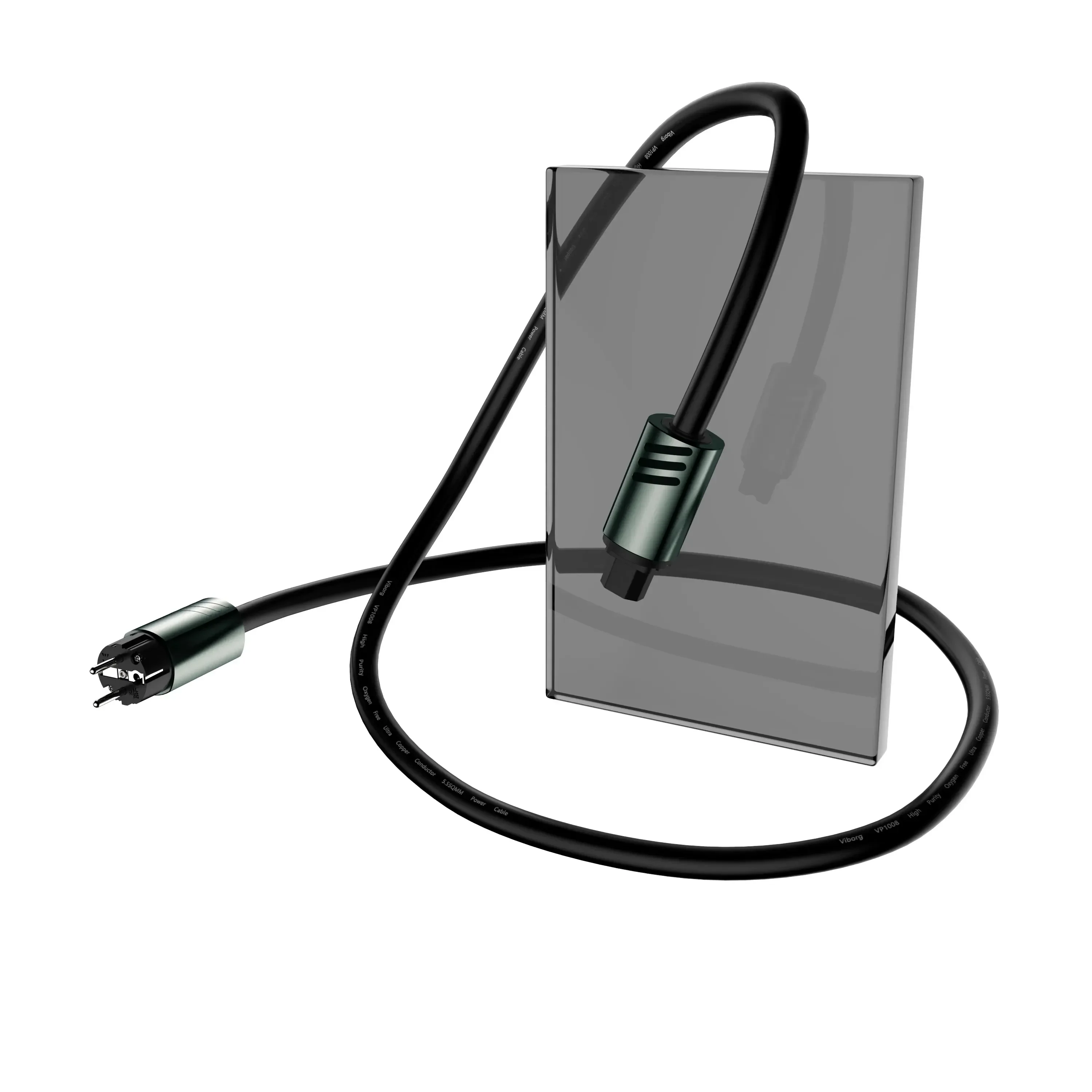 Viborg VP1008 schuko Power cable Oxygen Free Ultra Copper Conductor 5.5SQMM multi conductor wire