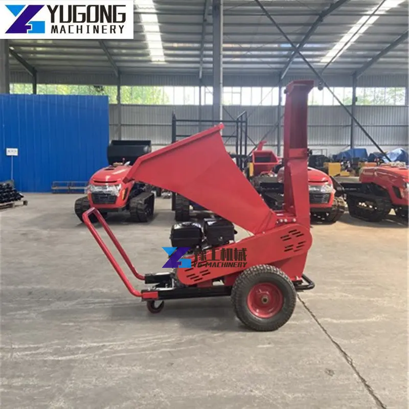 15HP Gasoline Powered ATV Forestry Farm Log Tree Branch Chipper Shredder