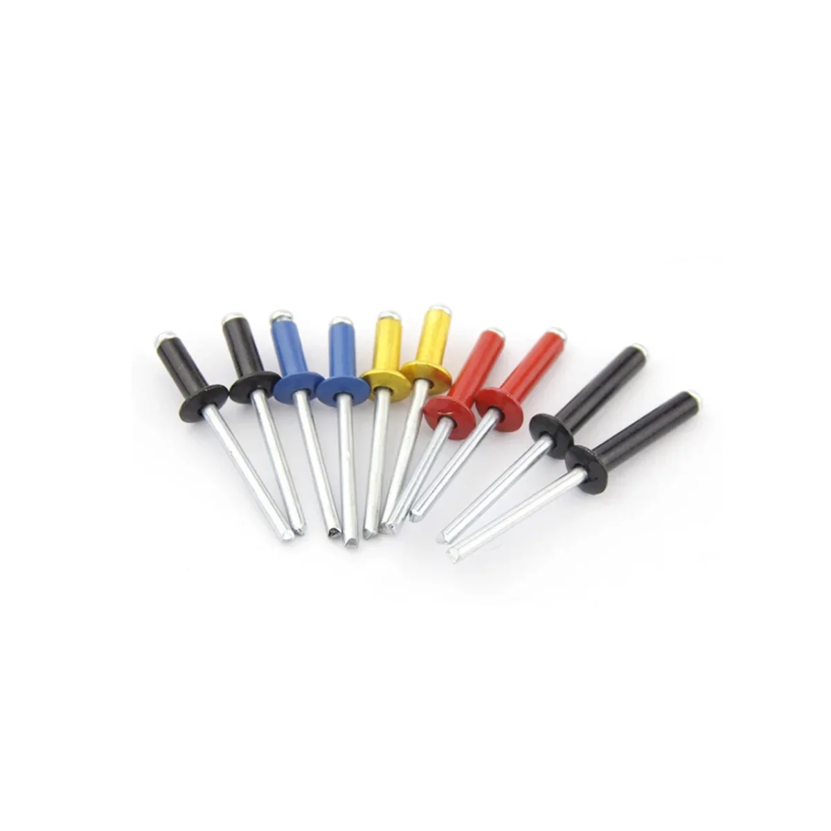 

Colored Aluminum Pop Rivets / Decorative Nails With Round Head Open End Aluminum Rivets M3.2M4M5