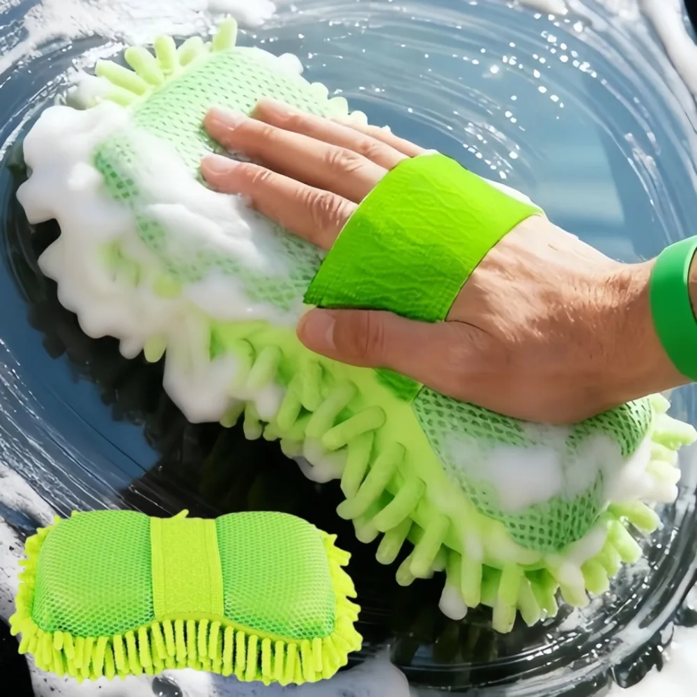 Car Washing Chenille Rag Car Care Detailing Brushes Good Cleaning Power Gloves Styling Automotive Beauty Cleaning Products