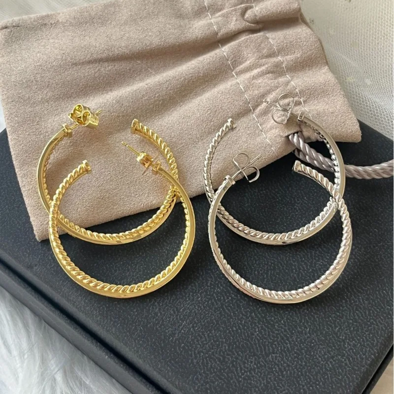 

Double Wrap Vintage with Drilled Circle Earrings