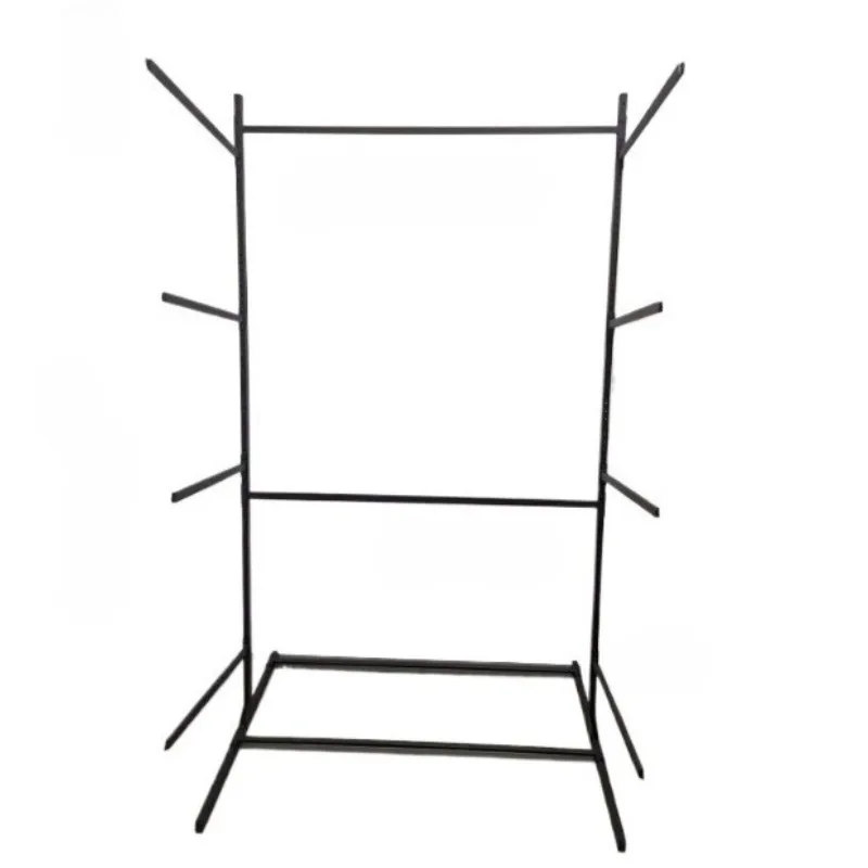 4 Sections of Carbon Steel Storage Rack Sturdy Outdoor Kayak Storage Rack in Free-standing Iron ,kayak Rack for Garage