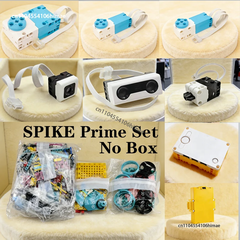

НОВЫЙ Набор конструктора SPIKE 45678 Prime Kit DIY 53444: Программируемый хаб, датчик, мотор для STEAM-образования, школьное обучение, развивающая игрушка для детей, подарок