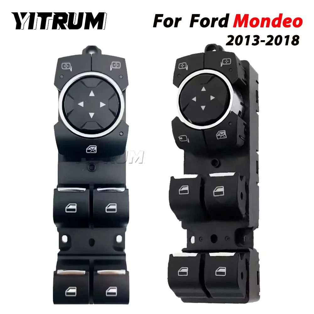 Фото YITRUM DG9T-14540-CCW DG9T-14540-CB3JPL DG9T-14540-AC3JA6 Кнопка управления стеклоподъемником для Ford Mondeo
