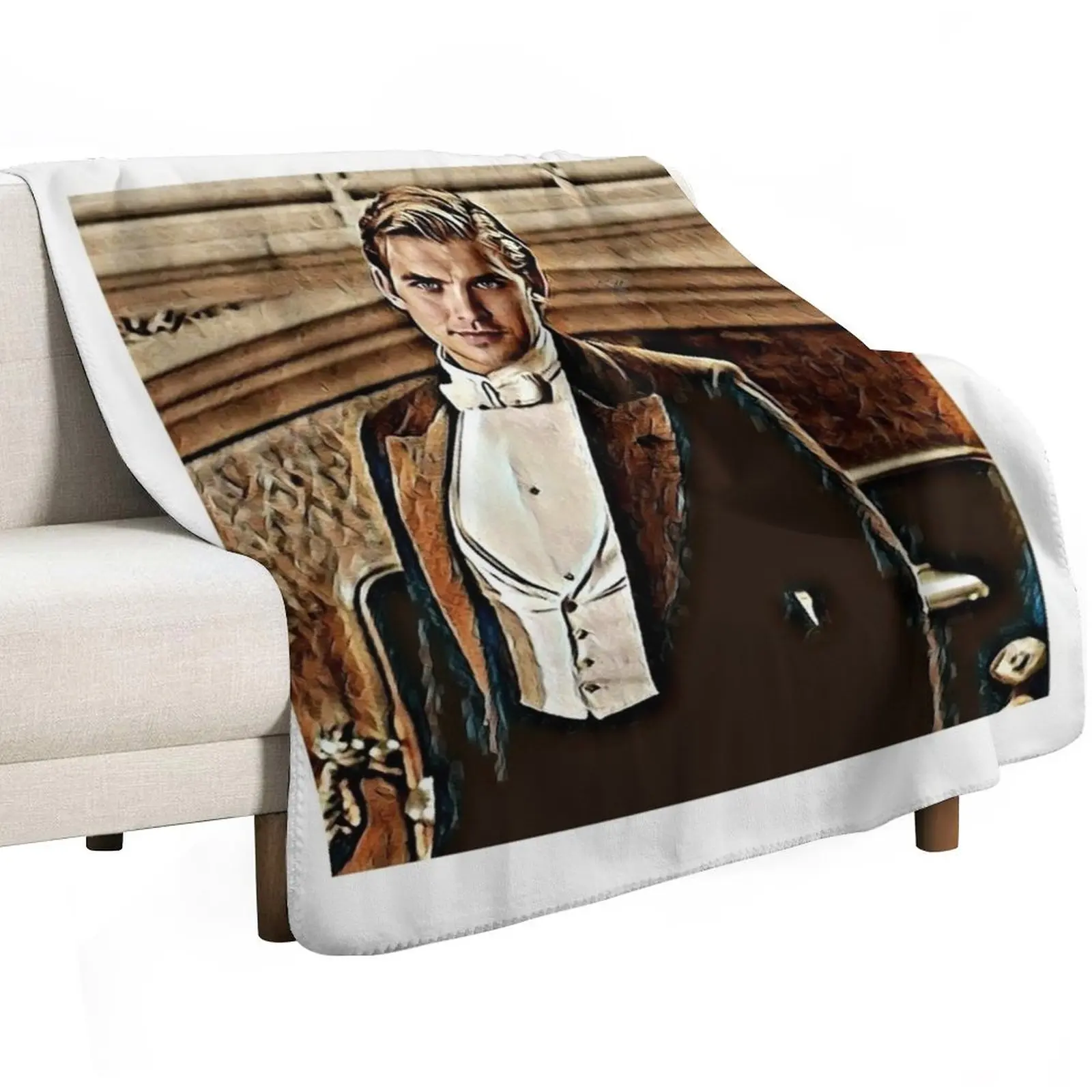 MATTHEW CRAWLEY Throw Blanket Portable Lightweight Blanket for Travel Camping