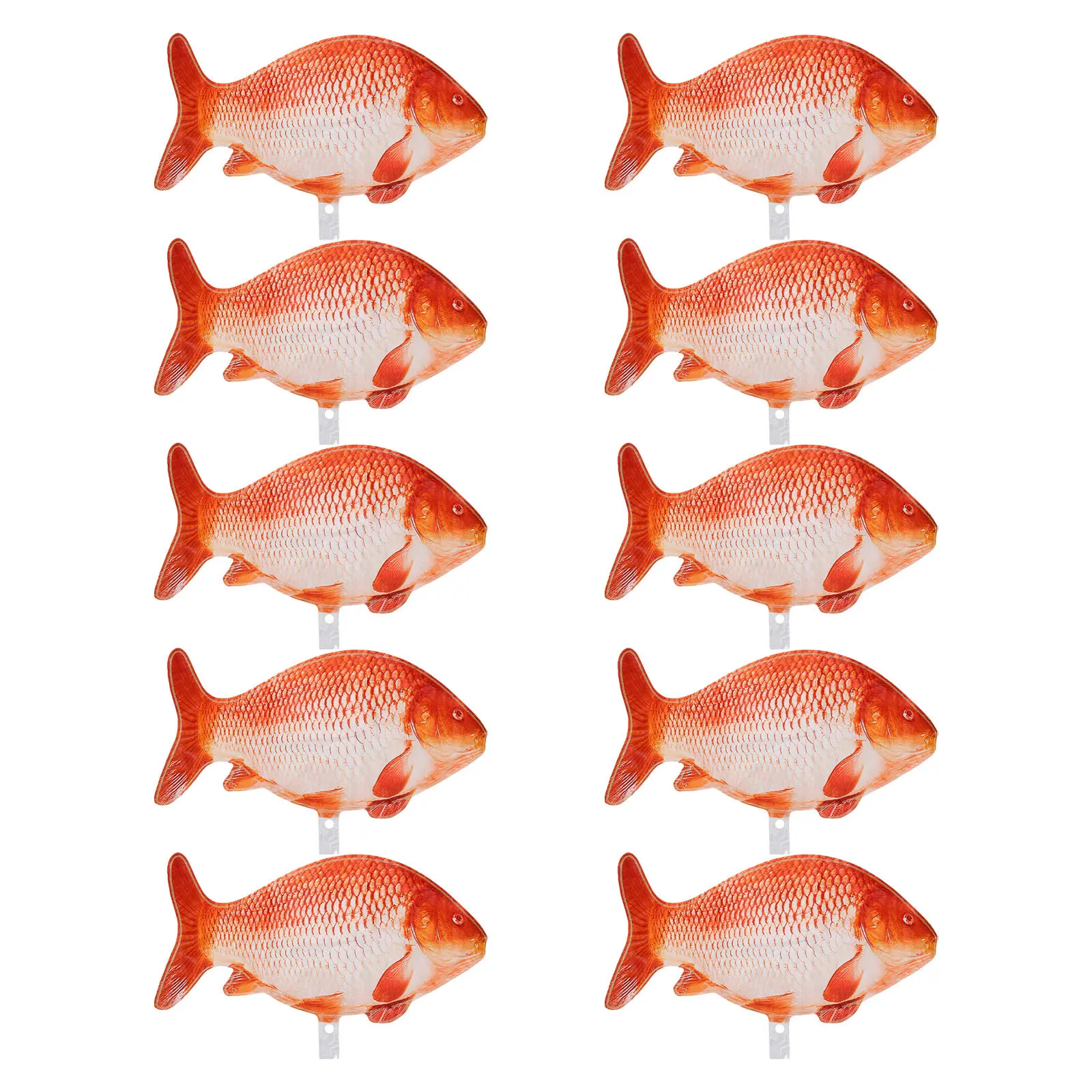 

10Pcs Realistic Fish Balloons Vibrant Ocean Animal Foil for Sea Party Decor Birthday Pool Party Indoor Outdoor Fishing Theme