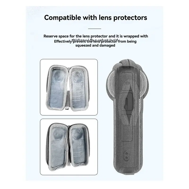 AED7-For X5 Camera Storage Bag Mini Portable Protective Case For Instax5 Sports Camera Accessories