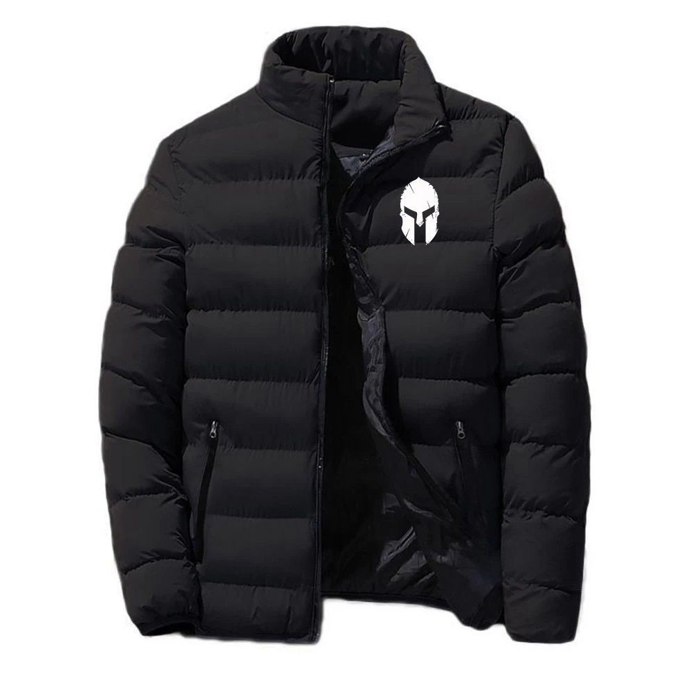 

Spartan logo Men's cotton coats are suitable for the winter season and are durable and long-lasting hoodies jacket