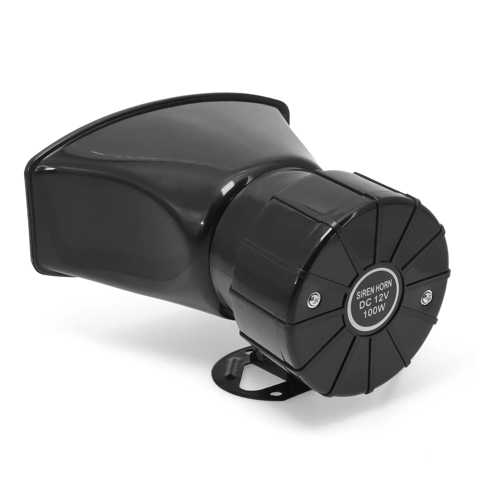 Auto-Zubehör Mehrtonige 7-Töne 130dB Auto-Warnalarm Lufthorn Drahtlose Elektronische Laute Feuer-Sirene Lautsprecher 12V 100W – Detail 5