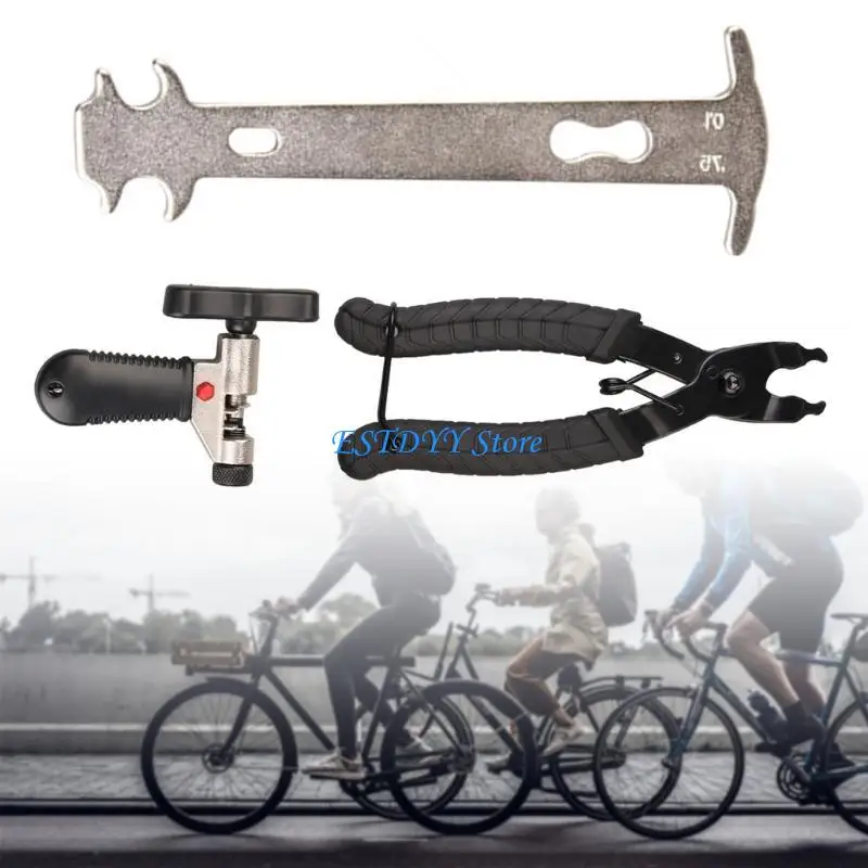 

G6DE Bikes Chain Tool Bikes Chain Link Repair Removal Tool, Bikes Chain Splitters Cutter Rivets Removers Bikes Chain Breaker
