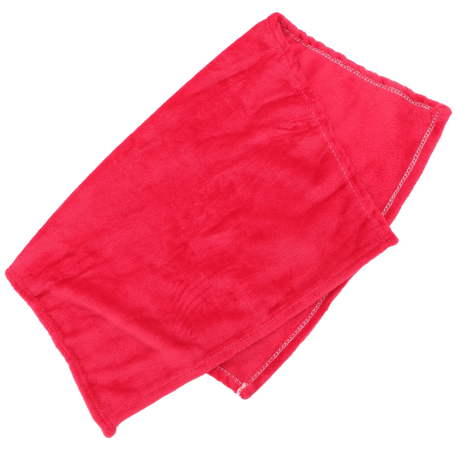 

Bright Red Flannel Fleece Pet Blanket Comfortable Extra Warm Lightweight Perfect for Year Round Use Flannel Pet Blanket