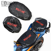 Motorcycle Front Rear Seat Cover Waterproof Universal Flexible Rain Cover Cushion Seat Cover Protector for harley honda yamaha