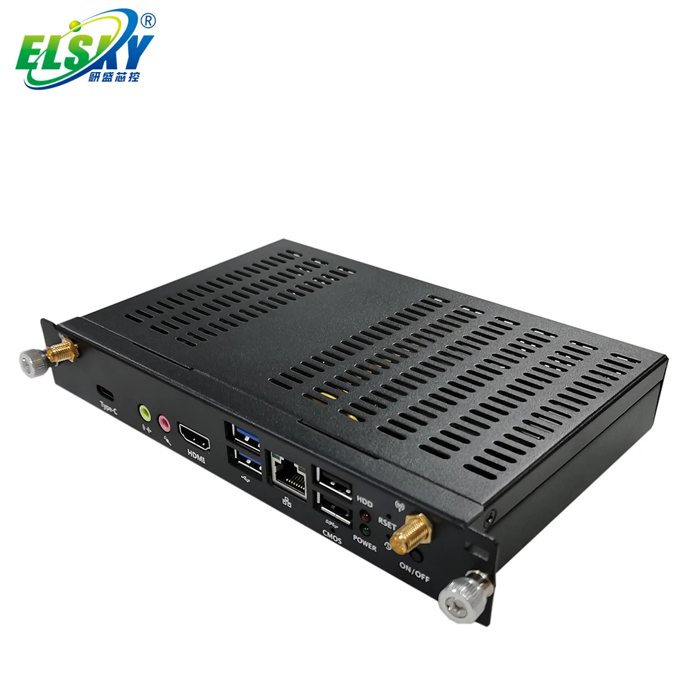 

ELSKY с Rs232 OPS10U 10-й четырехъядерный процессор I5 Typec-C 1,6G, дисплей 4K при 60 Гц, OPS
