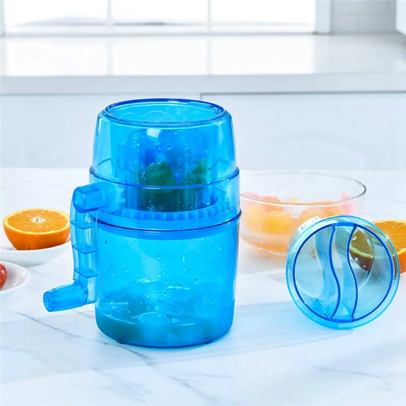 

【Rushed】Mini Ice Crusher Household Hand Crank Ice Crusher Manual Ice Shaver Machkitchen Utensils Manual Smoothie Machine